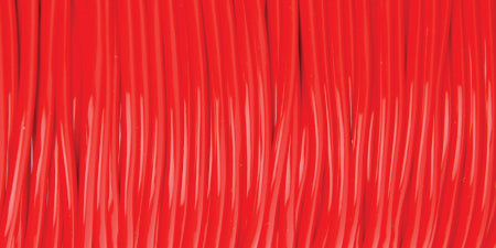 Pepperell S'getti Strings Plastic Lacing 50yd - Red