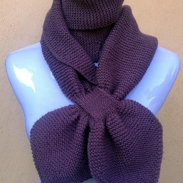 Double Loop Keyhole Scarf