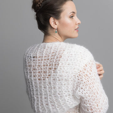 Loose bolero easy to knit