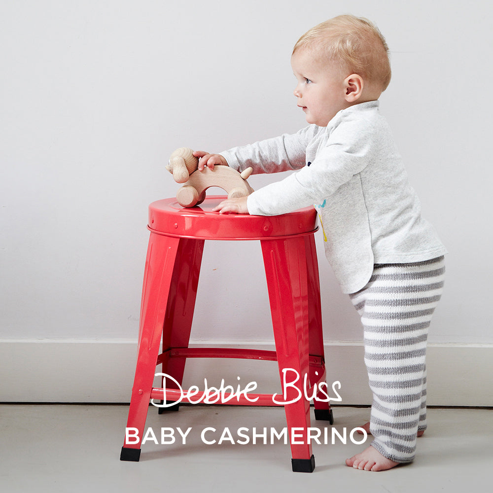 Striped Leggings - Knitting Pattern for Babies in Debbie Bliss Baby Cashmerino