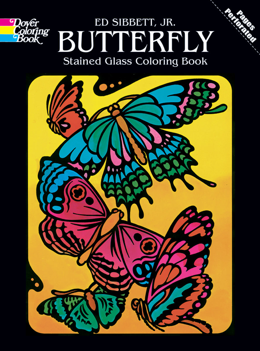 Dover Publications - Butterfly Stained Glass Coloring Book