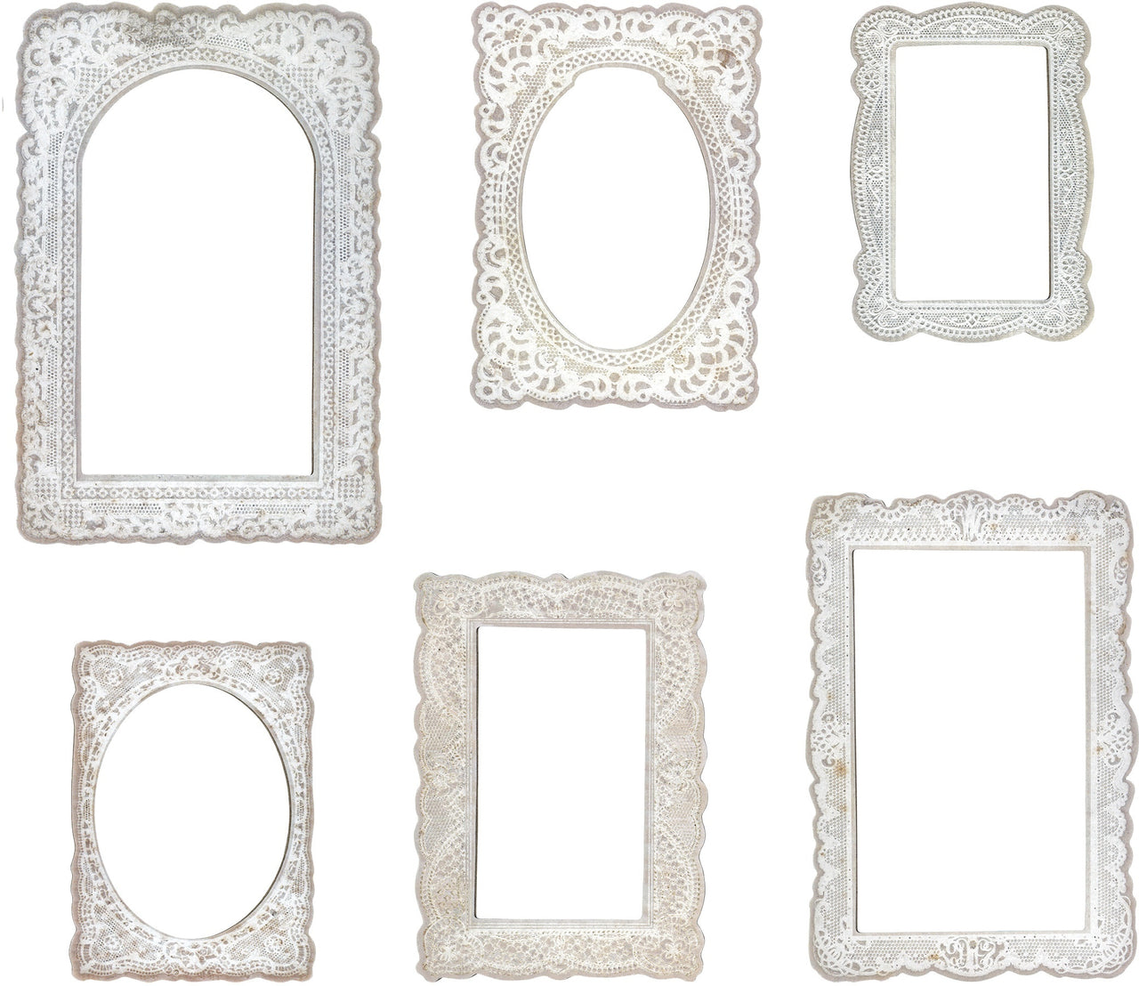 Advantus Idea-Ology Baseboard Frames - Lace
