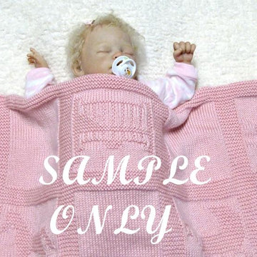 Baby Blanket with Rocking Horse Square Only