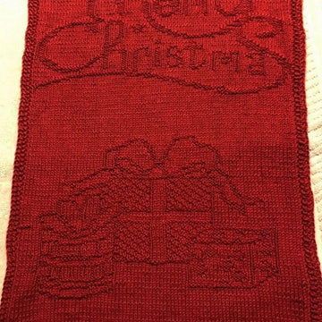 Nr. 369 15. Gifts Merry Christmas guest towel