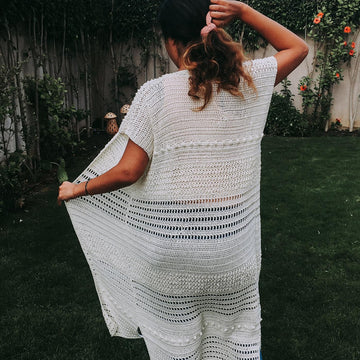 Jasmine Coral Cardigan