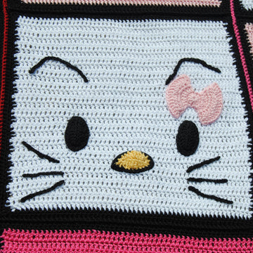 Square hello kitty blanket