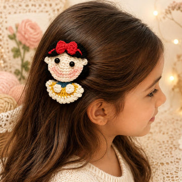 Crochet Doll Hair Clip Pattern PDF + Video Tutorial