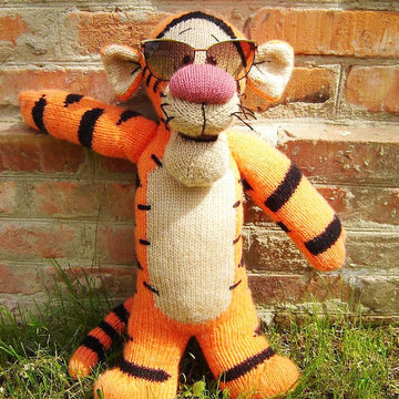 Knitted Tigger Winnie's friend