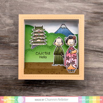 Waffle Flower Crafts Clear Stamps 4"X6" - Konnichiwa