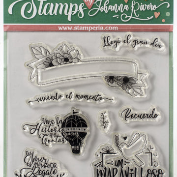 Stamperia Intl Stamperia Cling Stamps - Recuerdo X Johanna Rivero