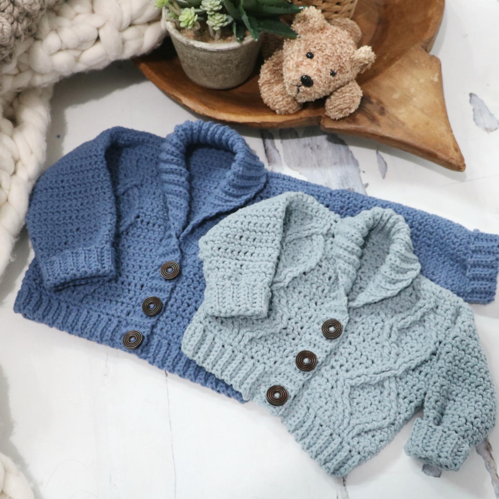 Modern Baby Cabled Cardigan
