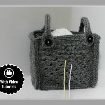 Loom Knitting Patterns Yarn Holder Bag Purse by Loomahat