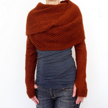 Rust Sweater Scarf