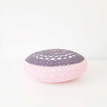 Filet Crochet Cushion