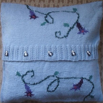 Panda in the Flowers cushion cover