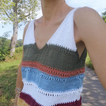 Iris tank top