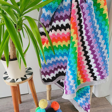 Rainbow Cuddle Blanket
