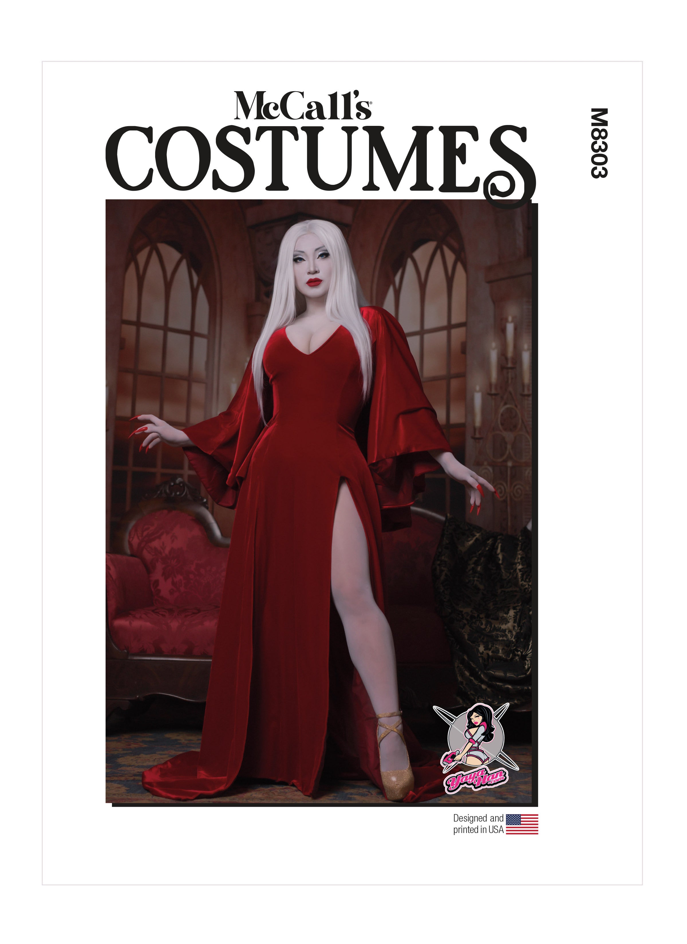 McCall's Dress and Sleeved Cape by Yaya Han M8303 - Sewing Pattern