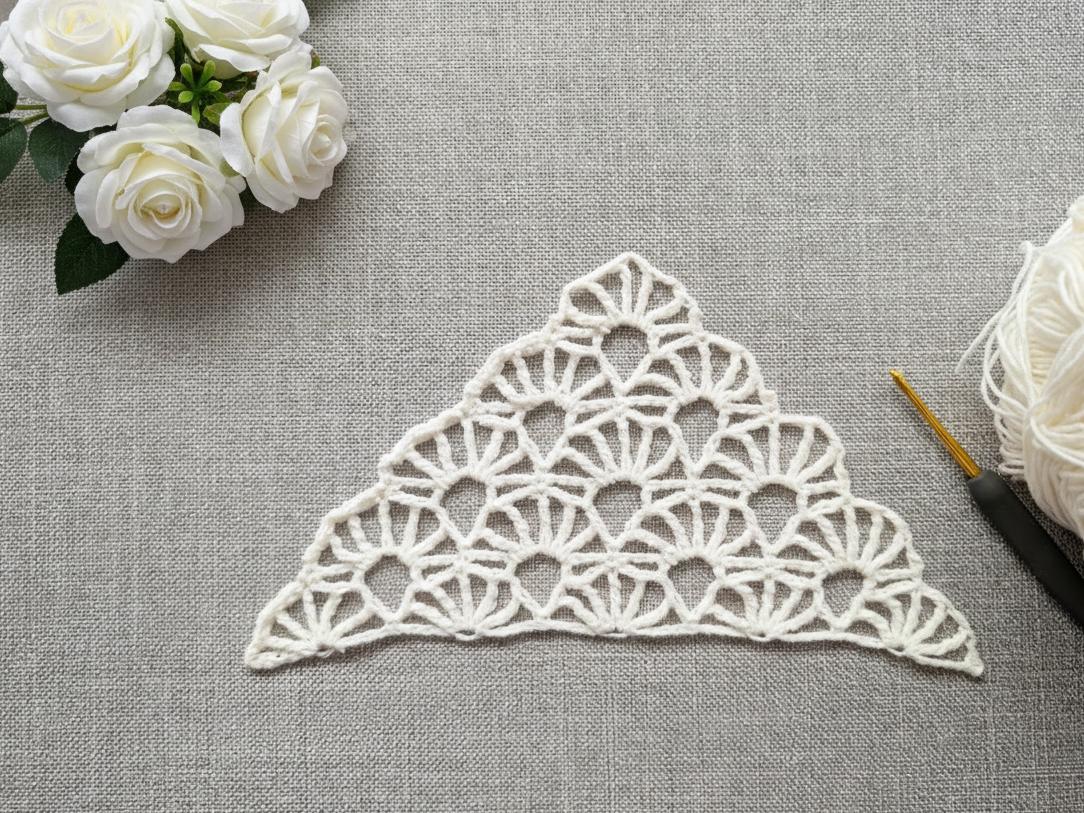 Crochet Bandana/Shawl Pattern/Chart #18
