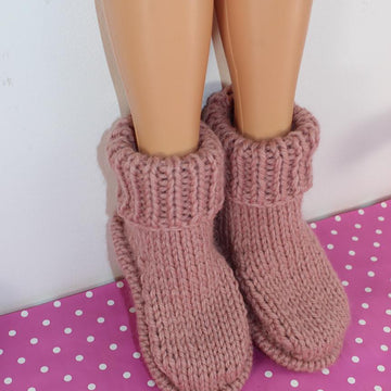 Simple Super Chunky Slipper Boots