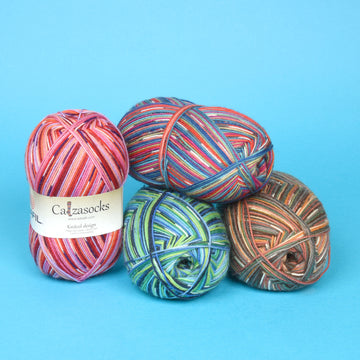 Plymouth Yarn Calzasocks ft. KnitCol Prints