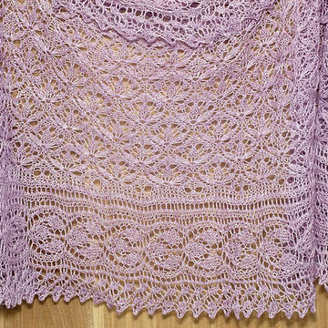 Emilia - Rectangle lace shawl