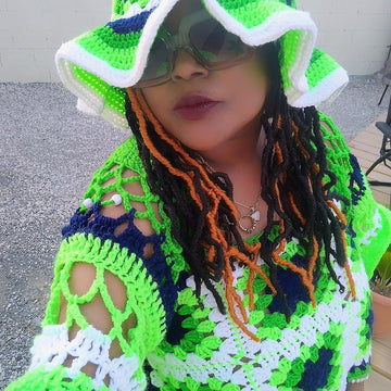 Meet Me In Aruba Granny Square SunHat