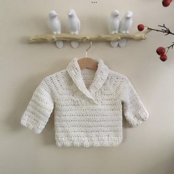 Harmony Basketweave Shawl Collar Sweater N 637