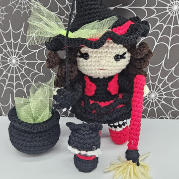 Pippa in Witch Costume