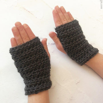 Fingerless Gloves for the Family