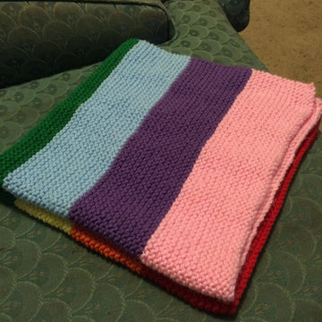 Gorgeous Rainbow Baby Blanket and Rainbow Baby Beanie Patterns