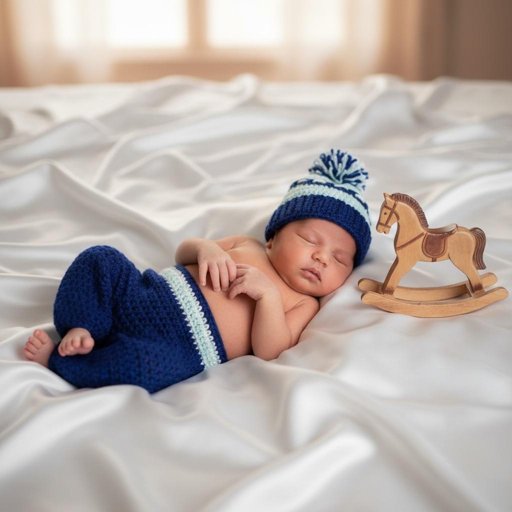 Baby boys hat & pants