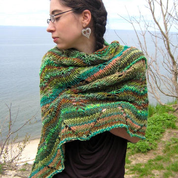 Cutting Ferns Shawl