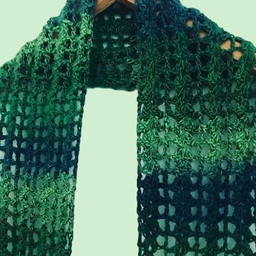 Woodland Crochet Scarf