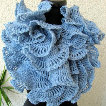 Double Ruffle Scarf Tutorial