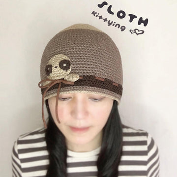 Sloth Adult Beanie / Hat / Bucket / Cap / Toque by Kittying
