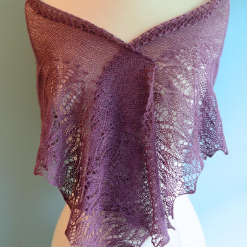 Falling Hearts Shawl