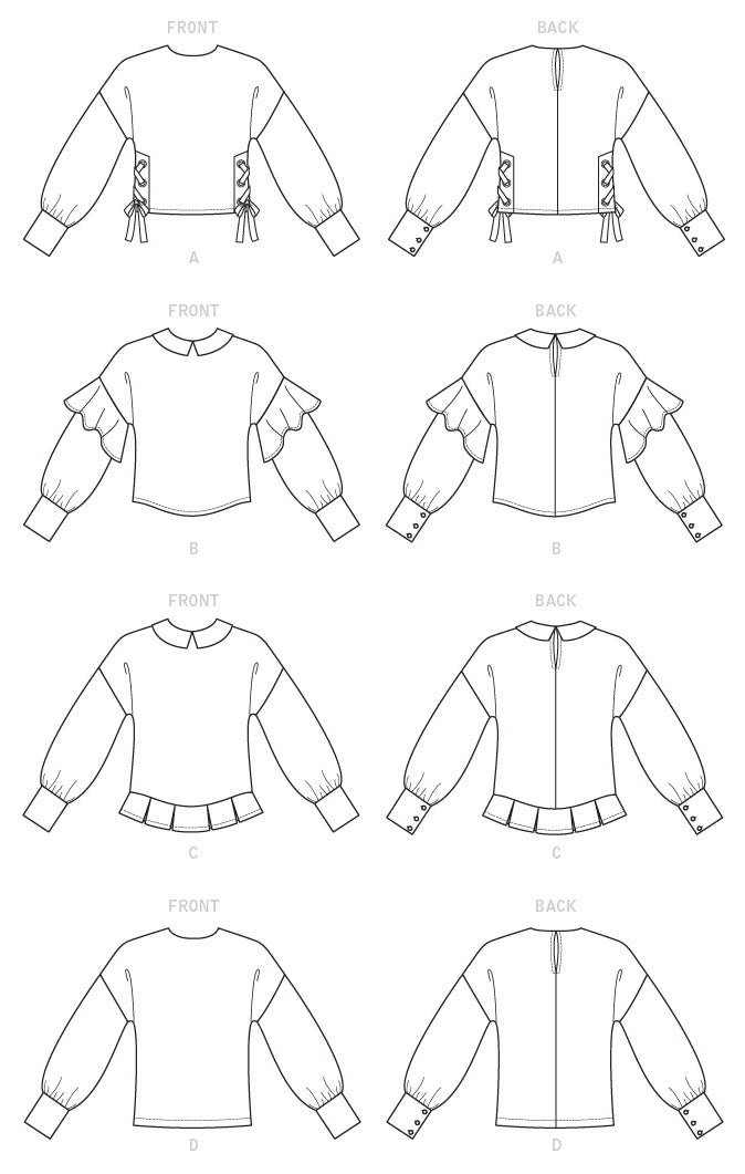 McCall's Misses' Top M7837 - Sewing Pattern