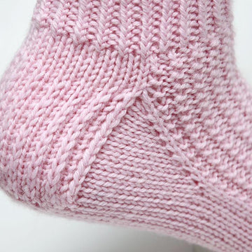 Pink Bubblegum Socks - Toe Up (DK)
