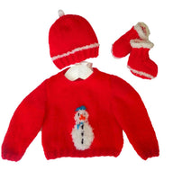 Baby Christmas Snowman Outfit
