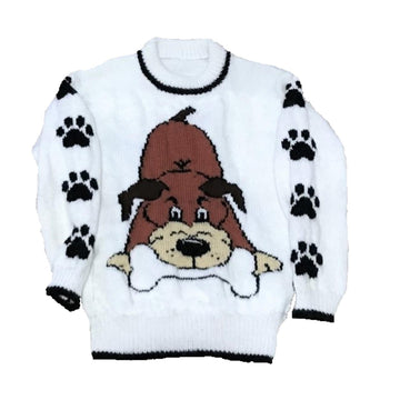 Puppy Dog With Bone Jumper / Sweater