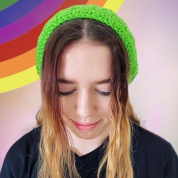 Daisy Crochet Bandana Headscarf