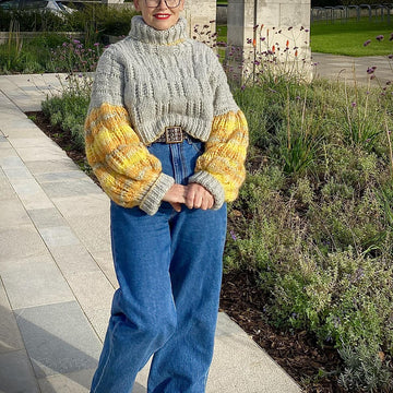 Oversized Crop Pullover