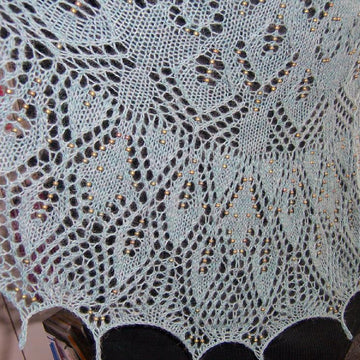 Dew Drops Shawl