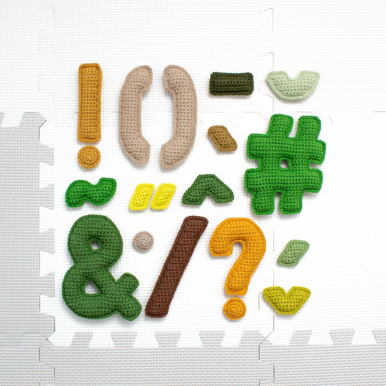 Punctuation and Symbols Crochet Pattern