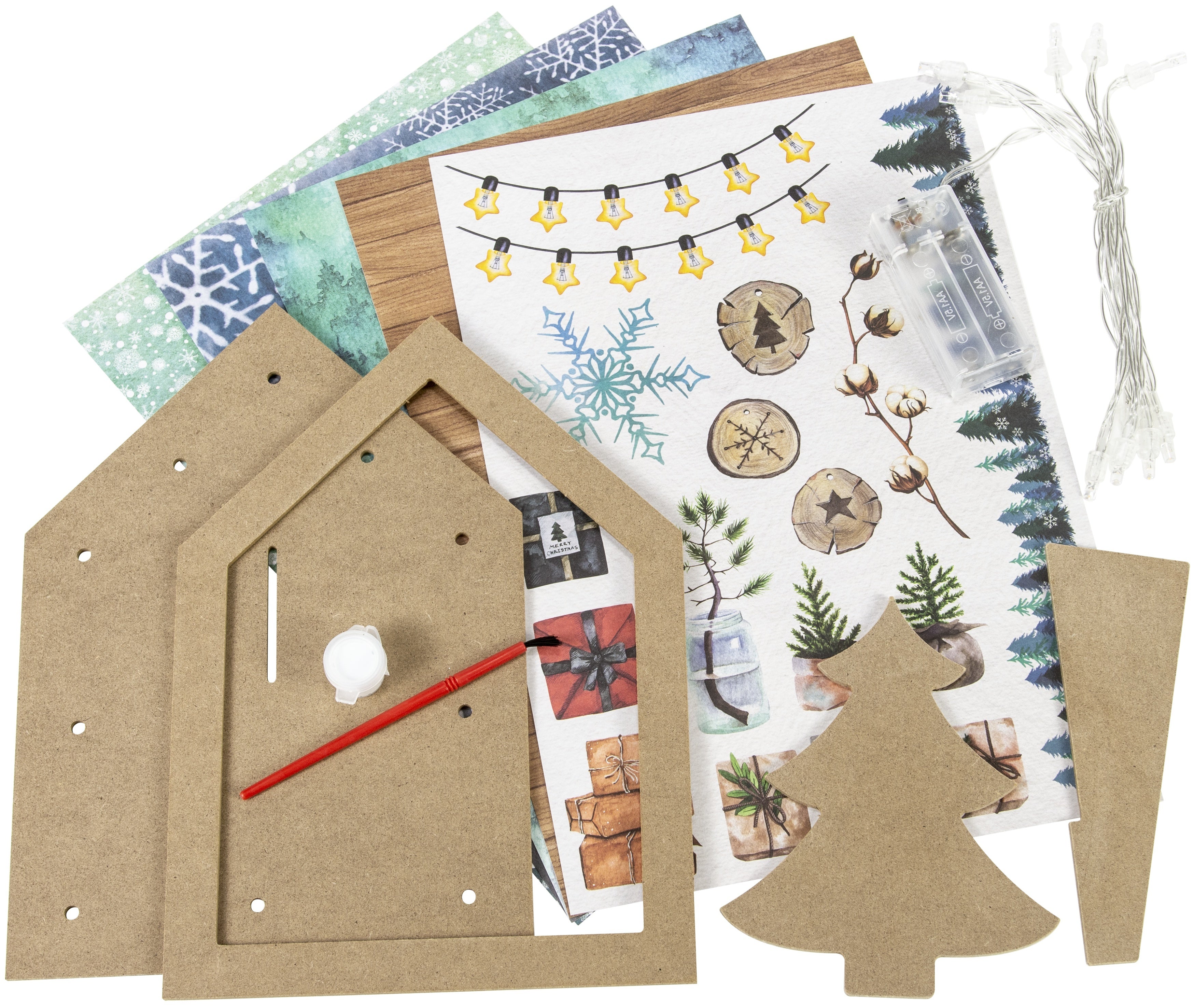 Studio Light Create Your Life MDF Christmas Set - 7"X9.8"