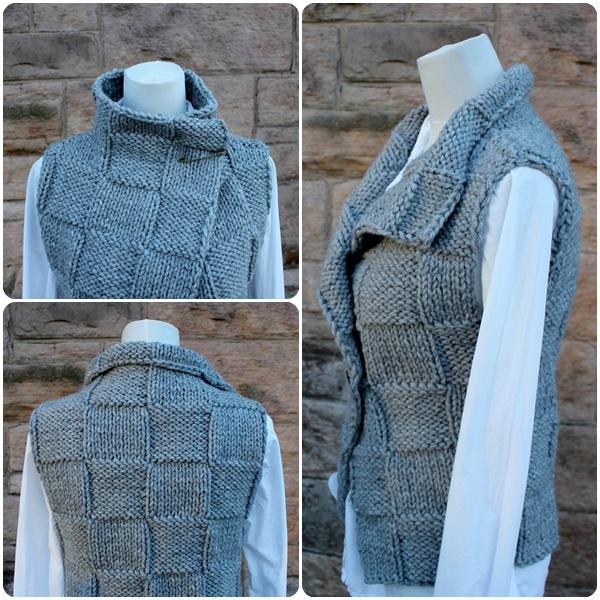 Ghost wrap / sleeveless jacket