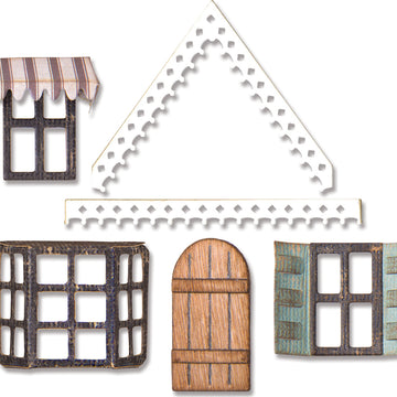 Sizzix Thinlits Dies By Tim Holtz - Village Fixer Upper