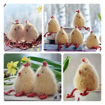 Easter chick and a Small festive garland