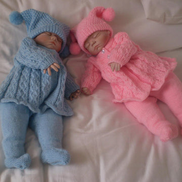 Reborn / 0-3 Months Baby Matinee / Pram Set